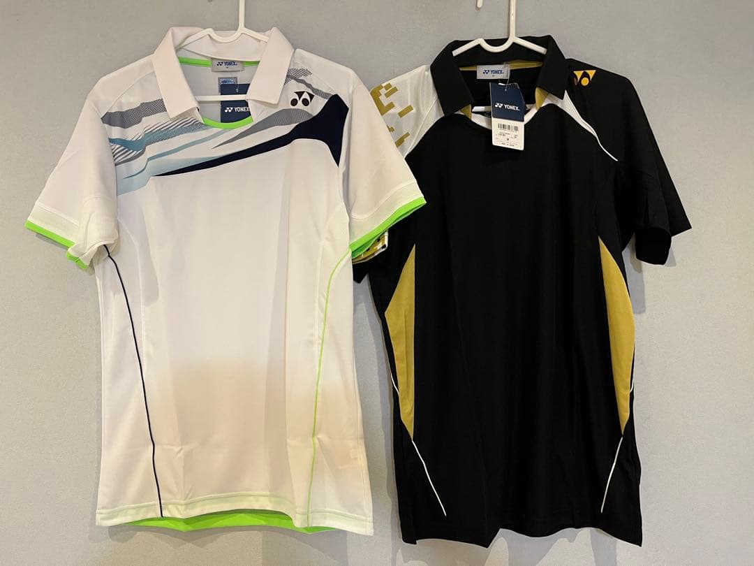 ヨネックス ユニフォーム シャツ テニス ウェア M 黒金