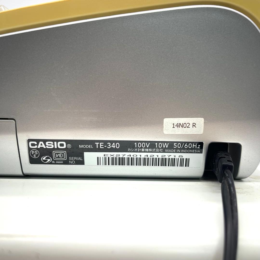 レジ カシオ CASIO TE340 レジペーパー レジスター