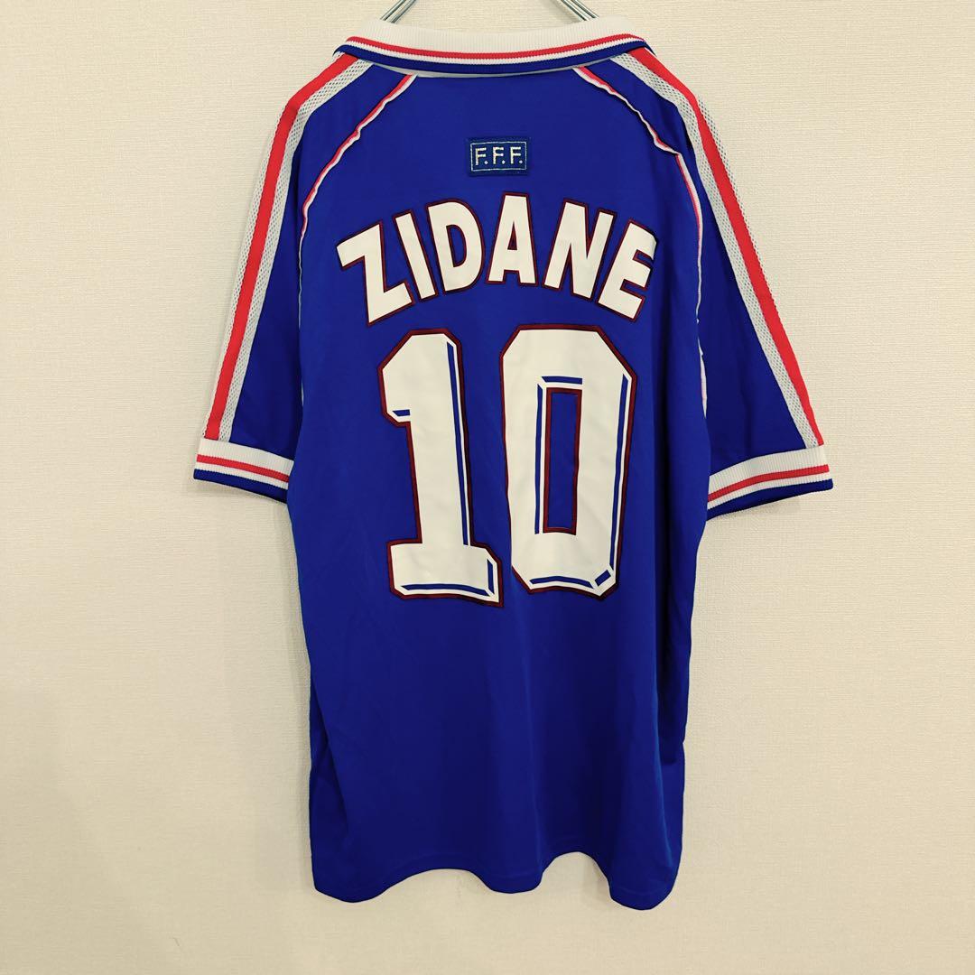 ⭐︎希少⭐︎adidas 90s 98w杯 フランス代表ユニフォーム ジダン