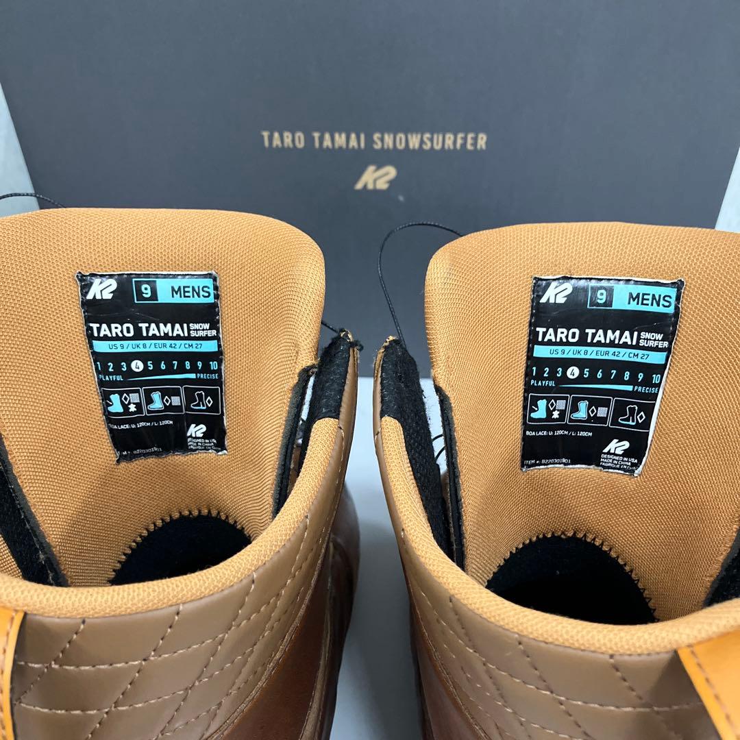 K2 TTブーツ taro tamai スノーボードブーツ　JP27 US9