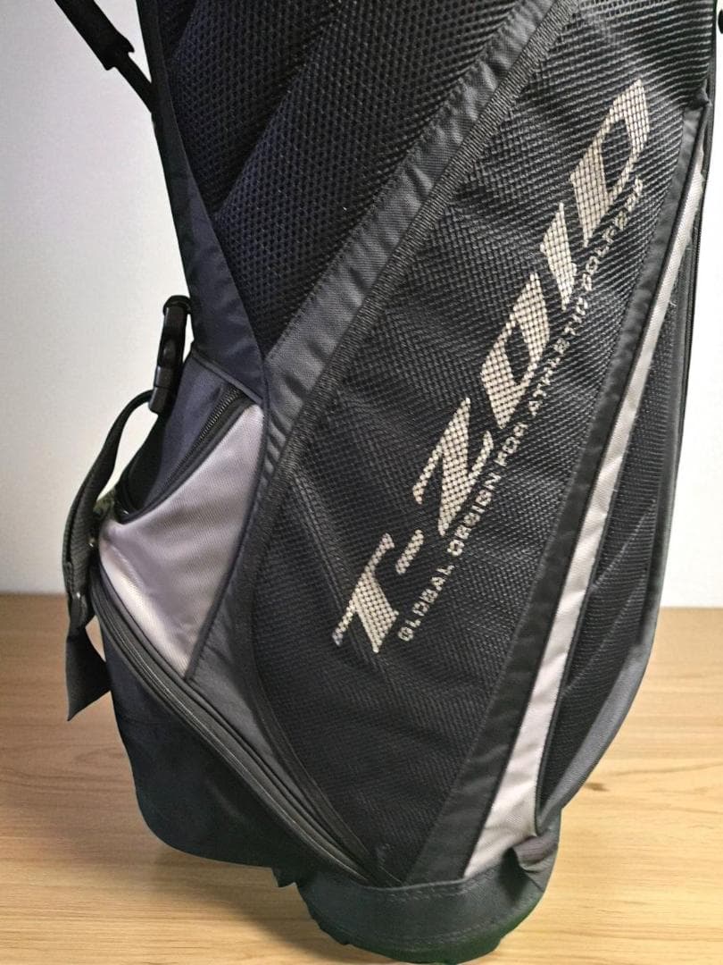 送料無料/美品　Mizuno T-ZOID 軽量タイプ/ゴルフバッグBLACK