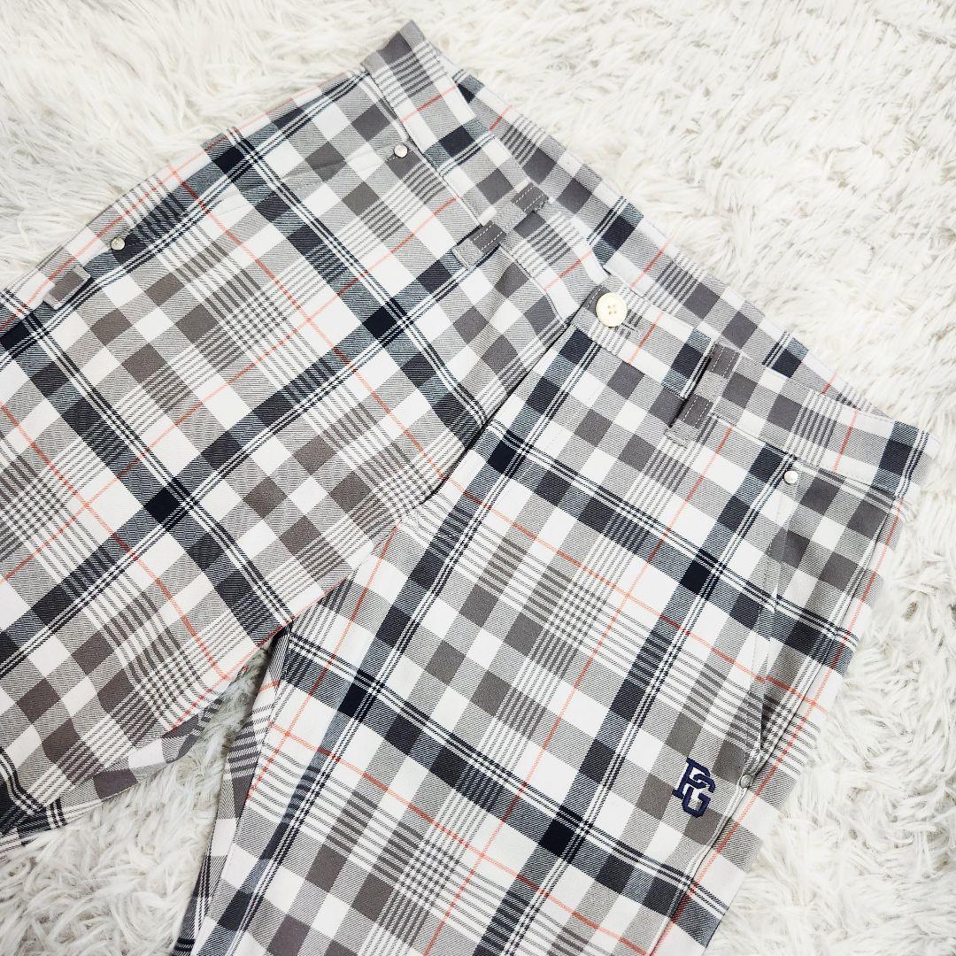 PEARLY GATES ゴルフウェア チェック ロングパンツ ストレッチ 3