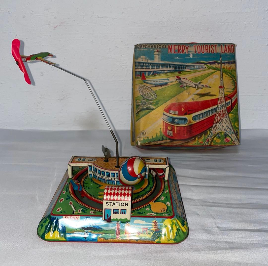 MERRY TOURIST LAND　ブリキ　ブリキの玩具　日本製　光球商会