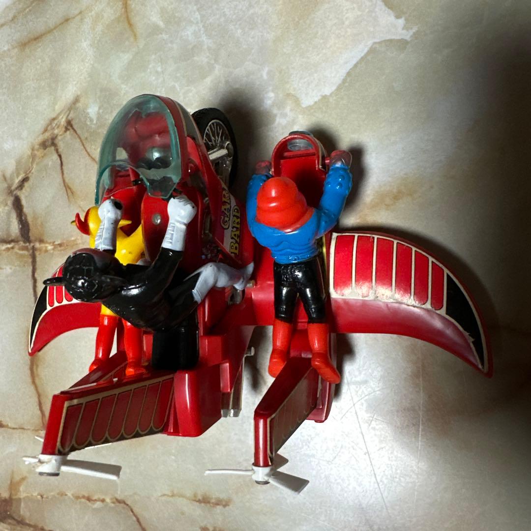 昭*和様 アクマイザー3 タカトクトイス 日本製 すすめ！ギャリバード号 ソフビ