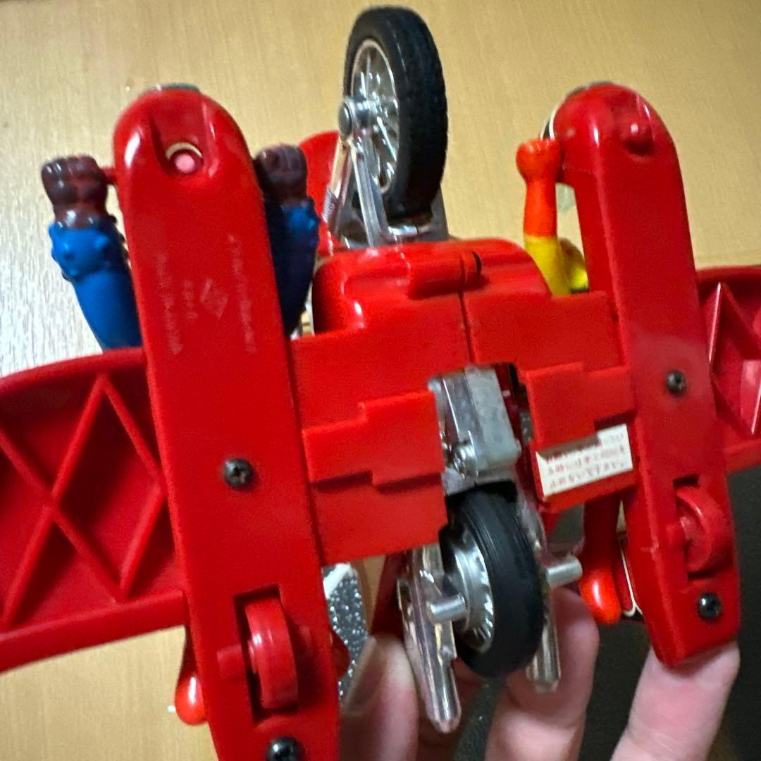 昭*和様 アクマイザー3 タカトクトイス 日本製 すすめ！ギャリバード号 ソフビ