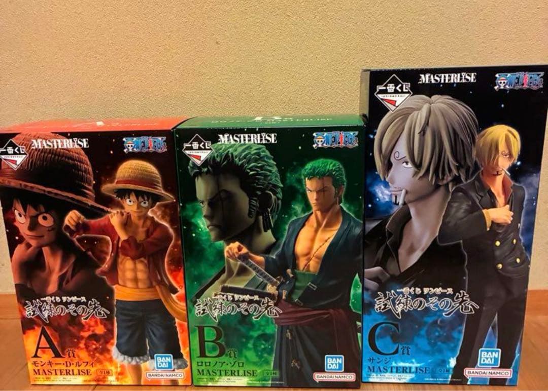 ワンピース　一番くじ　ルフィ　ゾロ　サンジ　セット