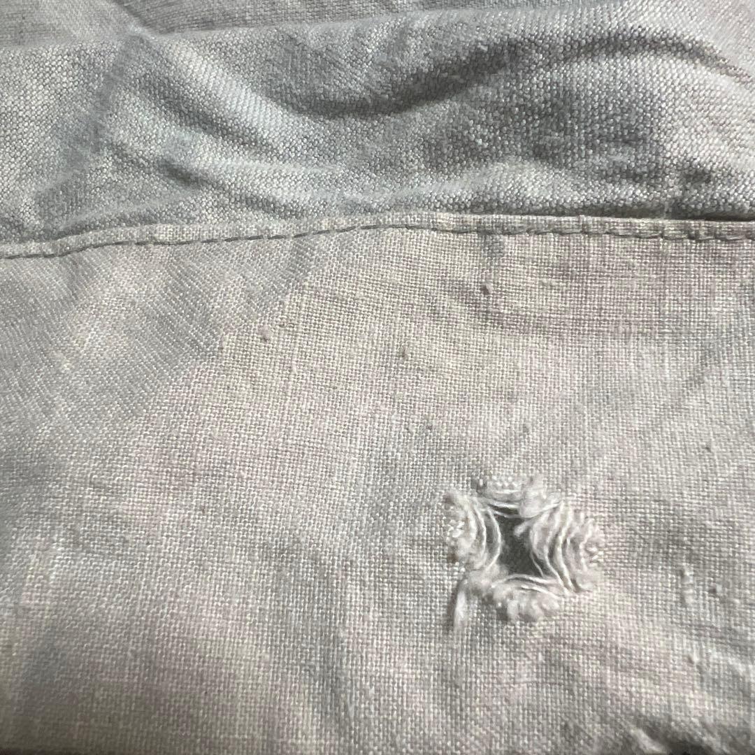 スウェーデン軍 三角 軍幕 USED コットン④