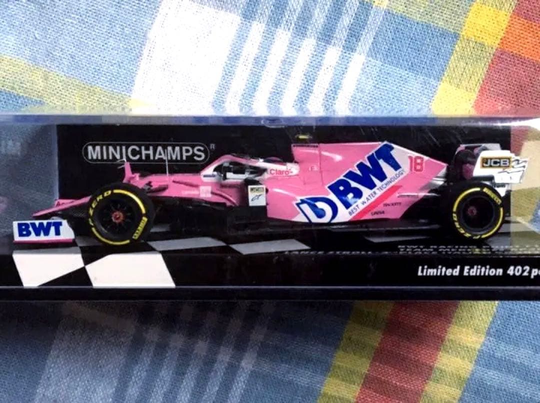 ミニチャンプス 1/43 レーシングポイント RP20 ストロール 3位表彰台