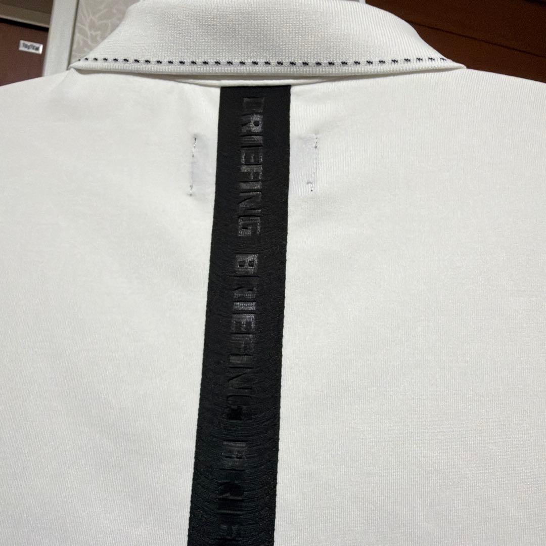 BRIEFING ホワイト ポロシャツ　L
