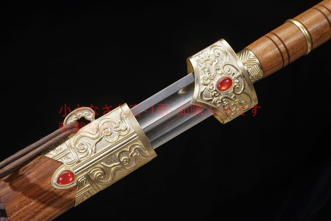 春秋戦剣模様鋼ねじれ星雲紋  古兵器 武具 刀装具 日本刀 模造刀 居合刀