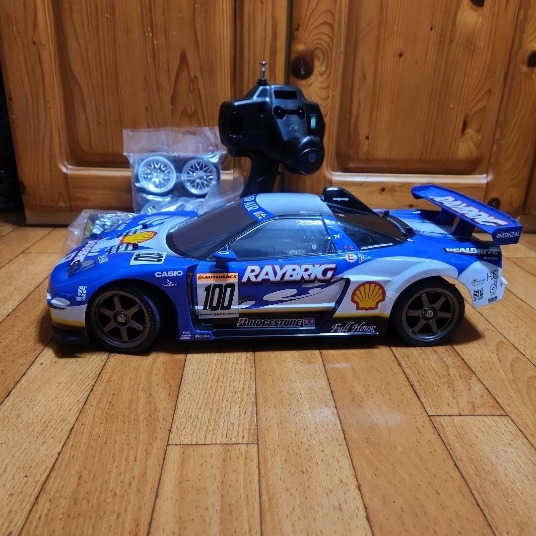 タミヤ ドリフト ラジコン フルセット　TT01　　レイブリック NSX ボディ