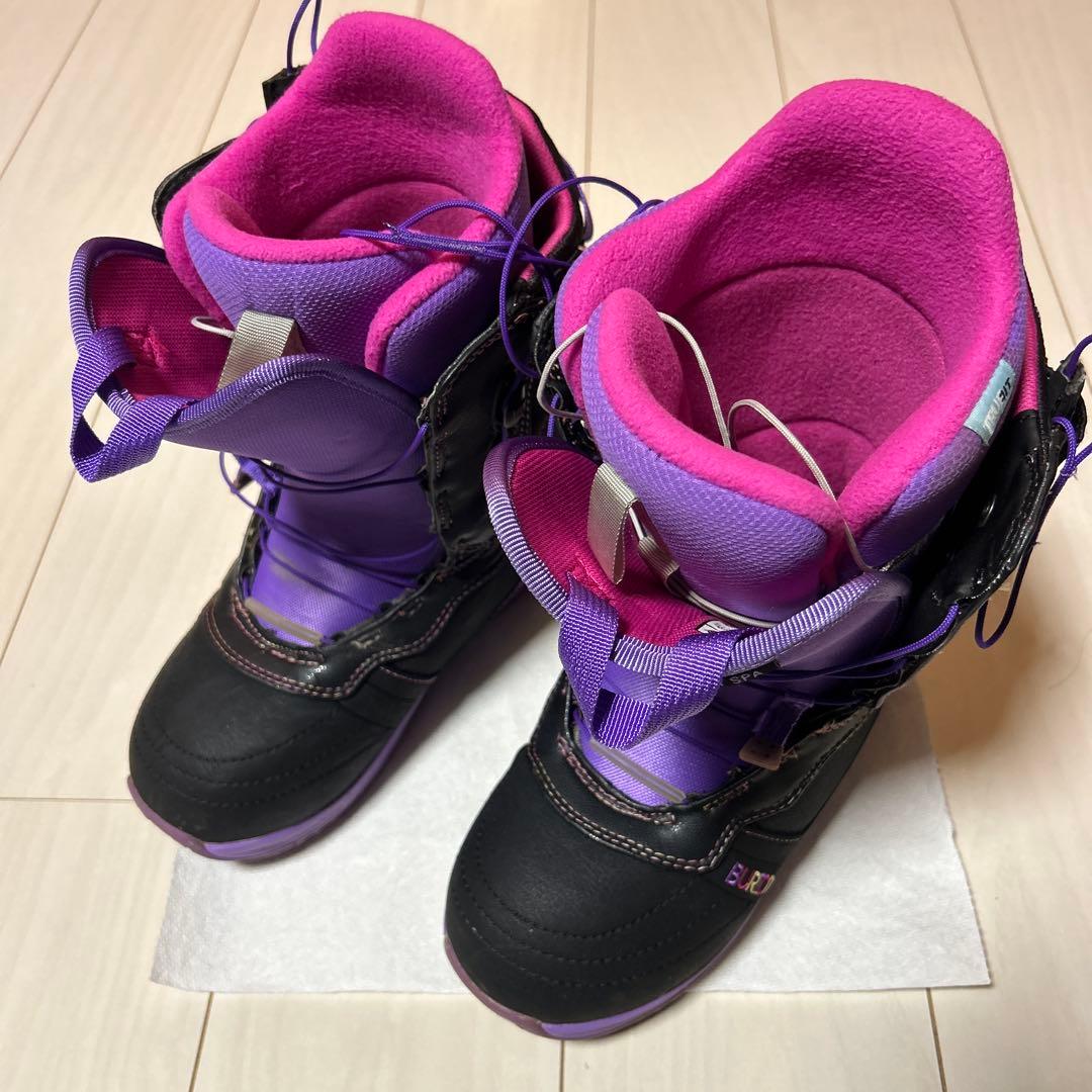 【週末限定値下げ！】女性用　スノーボードブーツ 黒/紫　BURTON