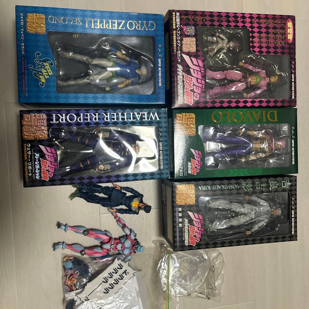 ジョジョの奇妙な冒険超像可動まとめ売り