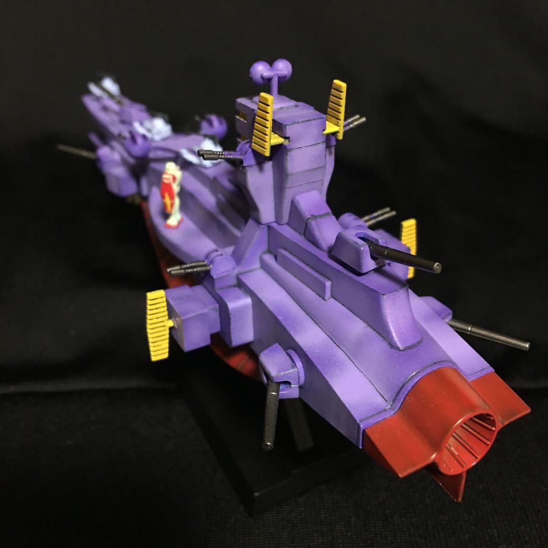 ガンダム ガンプラ 旧キット 1/1200 サラミス 完成品　戦艦