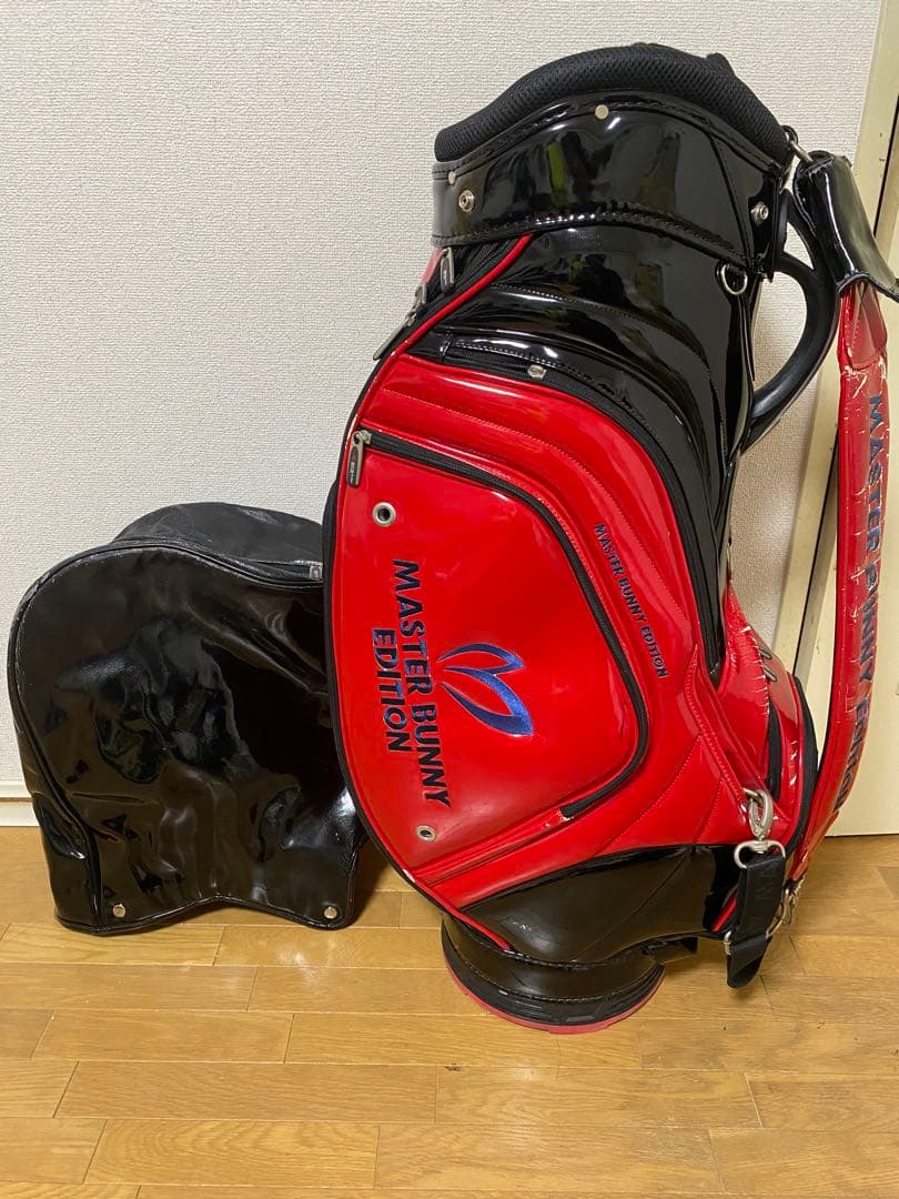 ※週末限定SALE MASTER BUNNY EDITIONキャディバッグ 赤黒