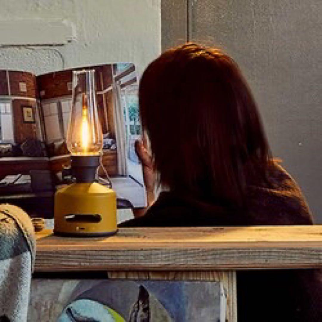 【未使用】MoriMori Bluetooth ランタンスピーカー　イエロー