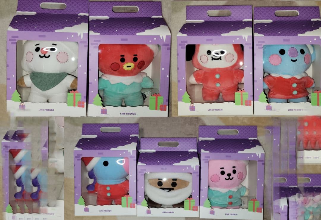 BT21ベビー　ハッピーホリデー ぬいぐるみ　7体フルコンプ