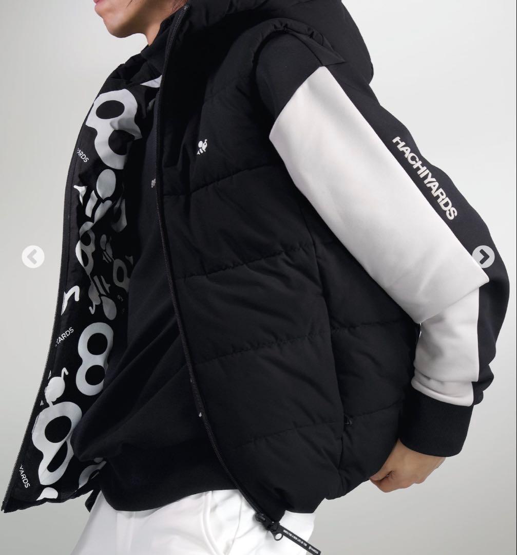 【新品】8yards Men’s BIG HOODIE VEST サイズL