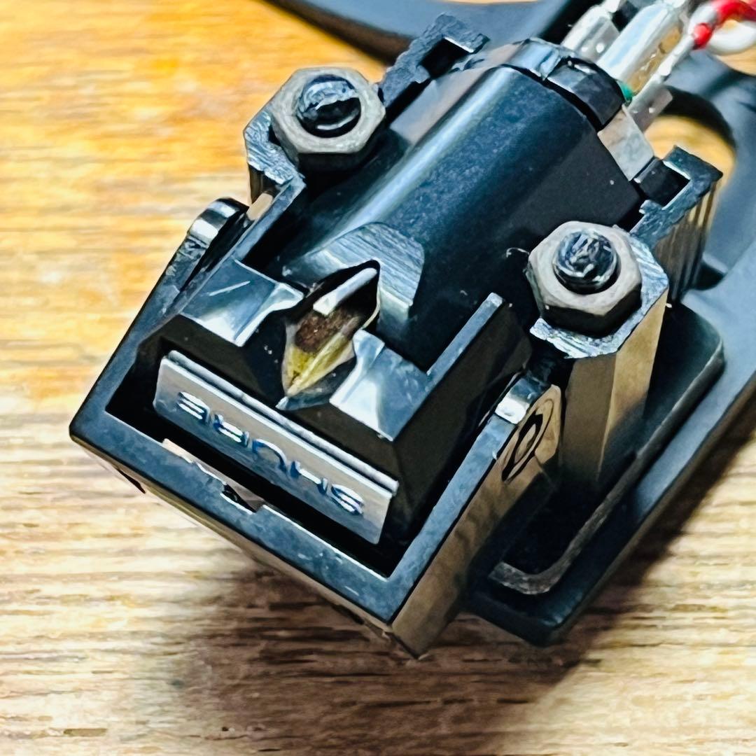 SHURE M95HE MM型フォノカートリッジ + シェル + 交換針2本