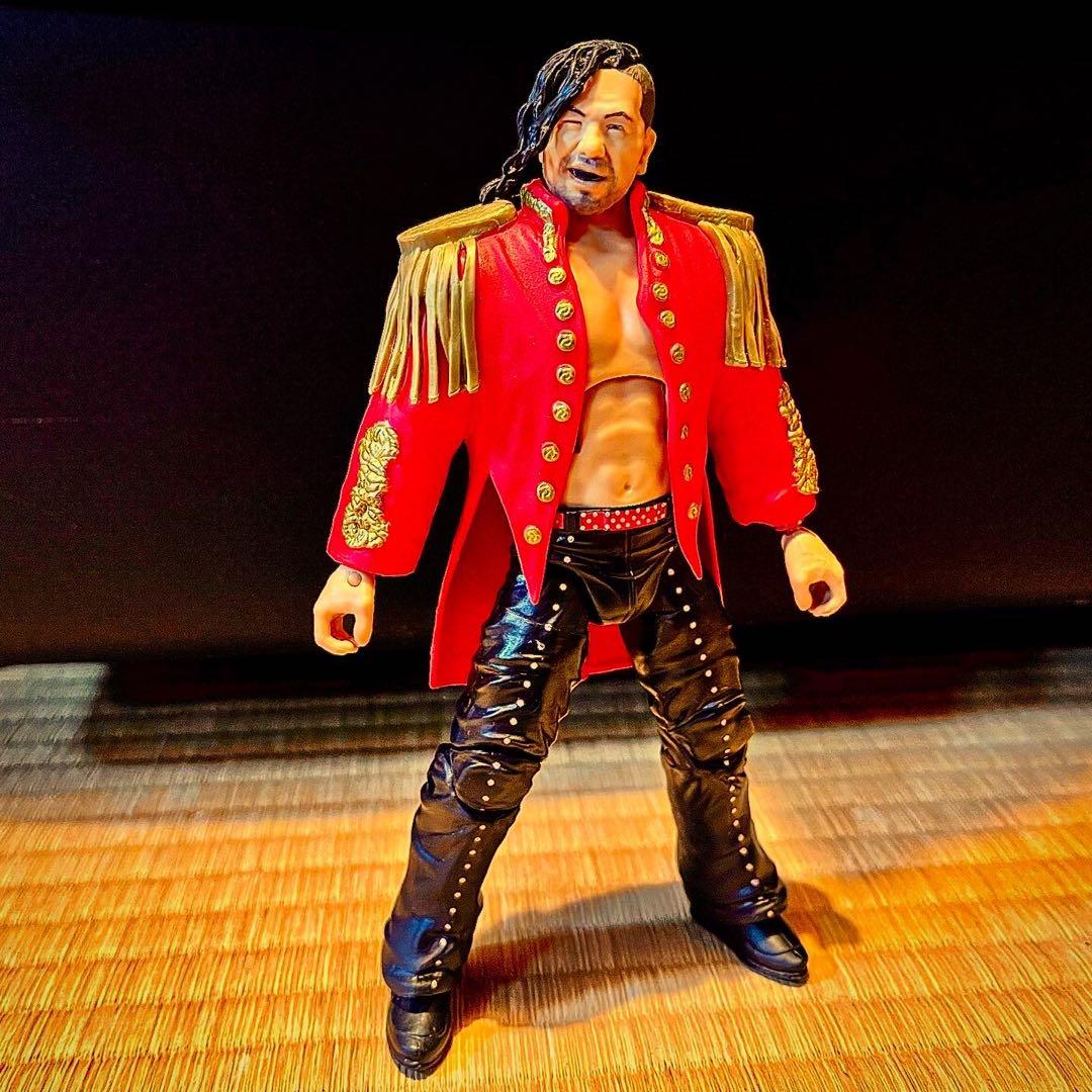 CMパンク 中邑真輔 エッジ カリート WWE フィギュア 4体セット マテル