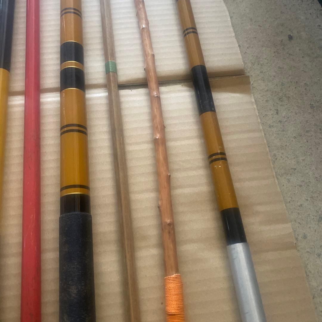 ヘラブナ竿 .竿掛複数本セット