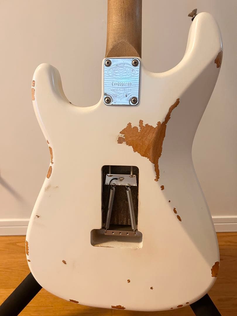 EVH フランケンシュタイン ホワイト 美品 ソフトケース付き　送料込