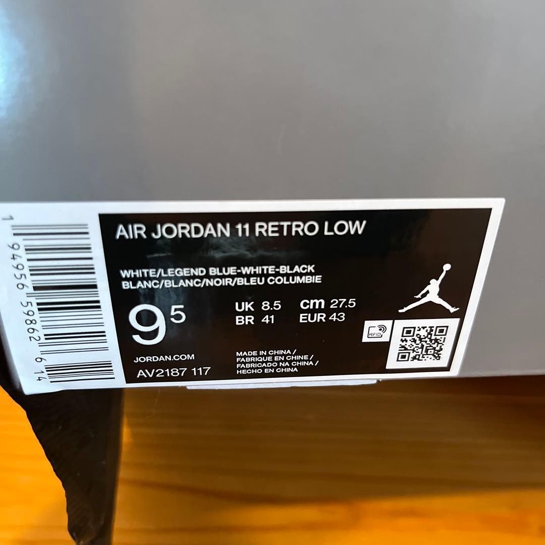 シューズ(男性用) jordan11 Retro Low 9.5