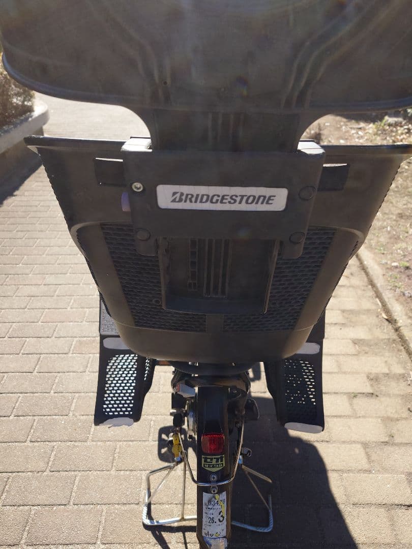 ブリヂストン　アンジェリーノ　 チャイルドシート付き 自転車