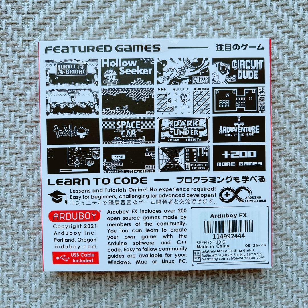 ほぼ未使用★ARDUBOY FX ビデオゲーム開発機