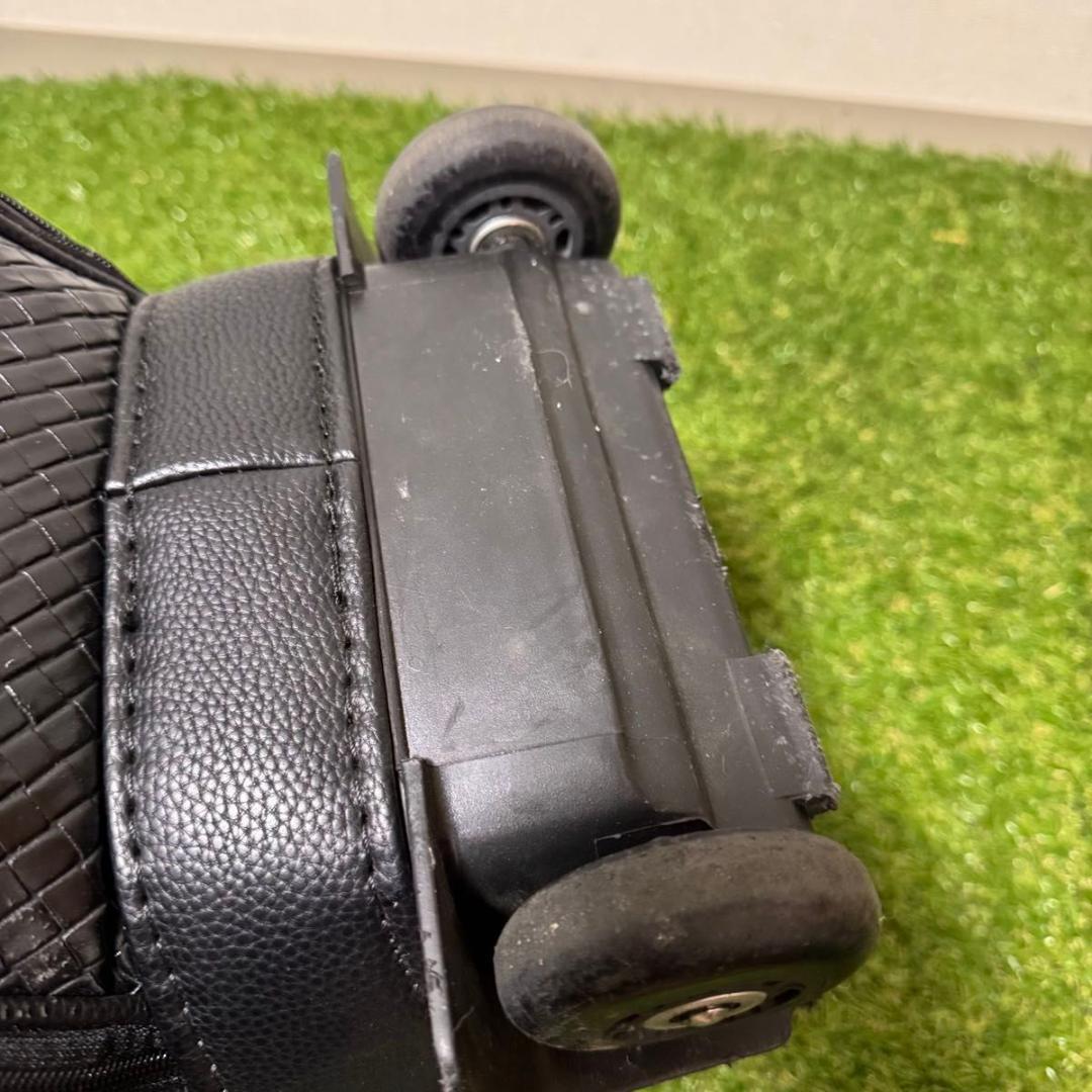 DUNLOP XXIO ゼクシオ キャディバッグ メンズ キャスター付 レザー