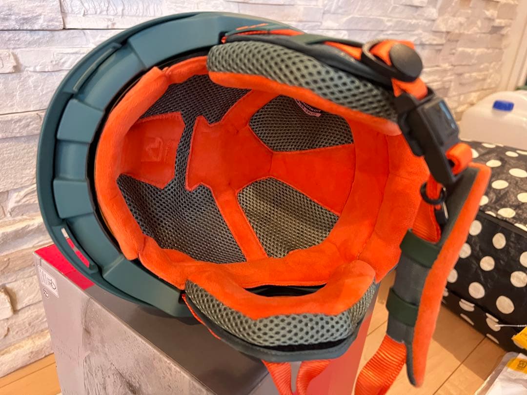 ⭕️MARKER Ampire 2 ヘルメット Mサイズ グリーン/オレンジ