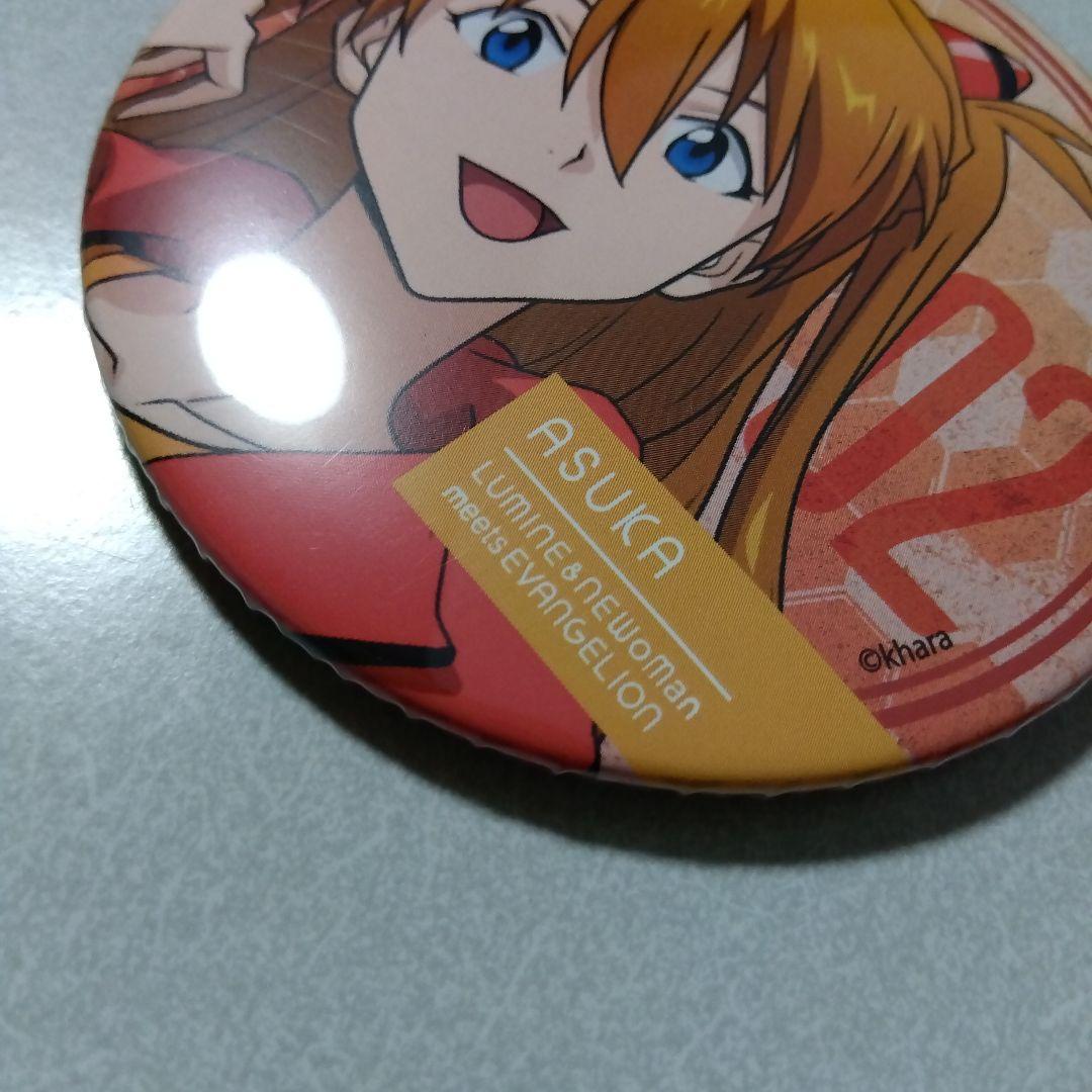 【エヴァンゲリオン】アスカ ルミネ＆ニュウマン コラボ 缶バッジ LUMINE