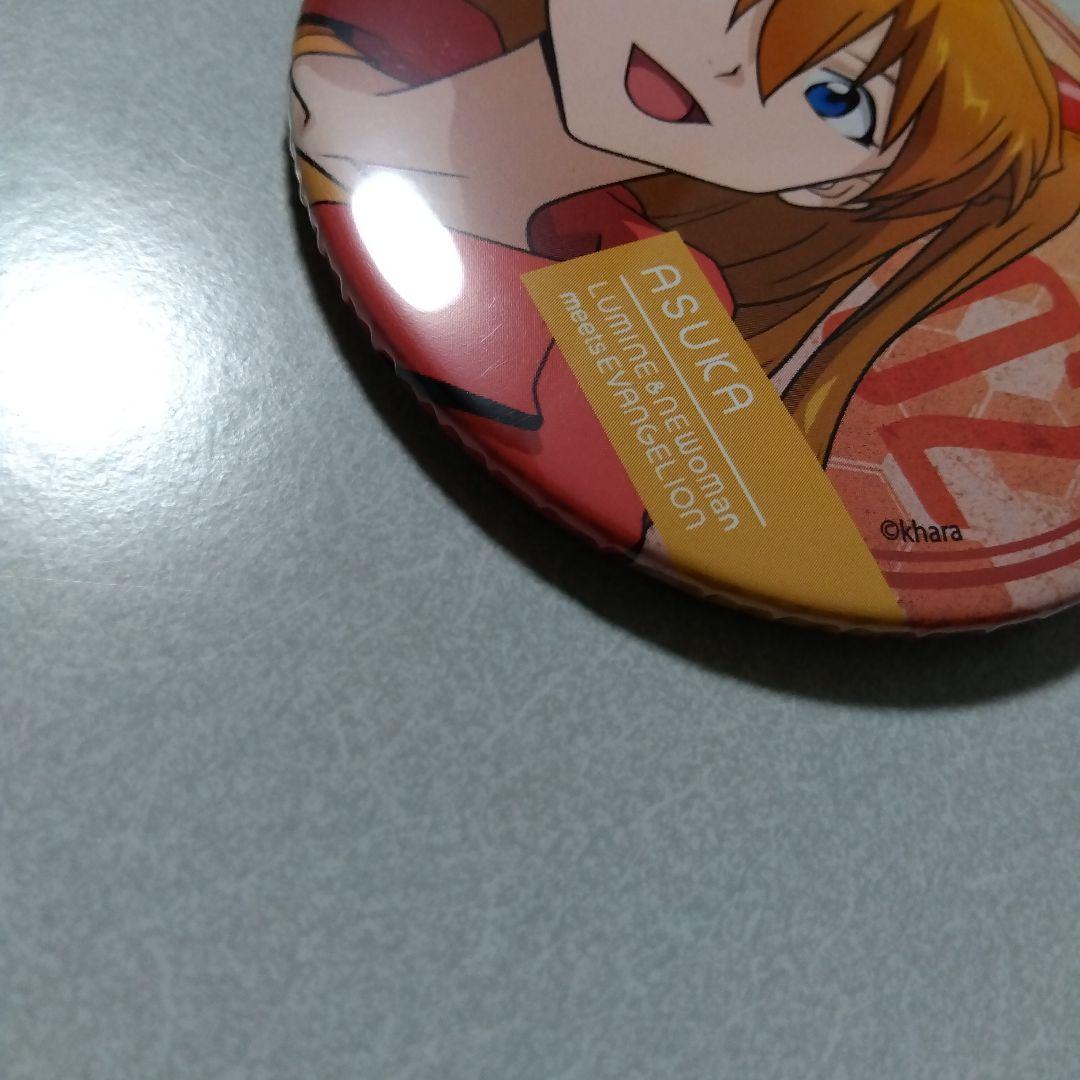 【エヴァンゲリオン】アスカ ルミネ＆ニュウマン コラボ 缶バッジ LUMINE