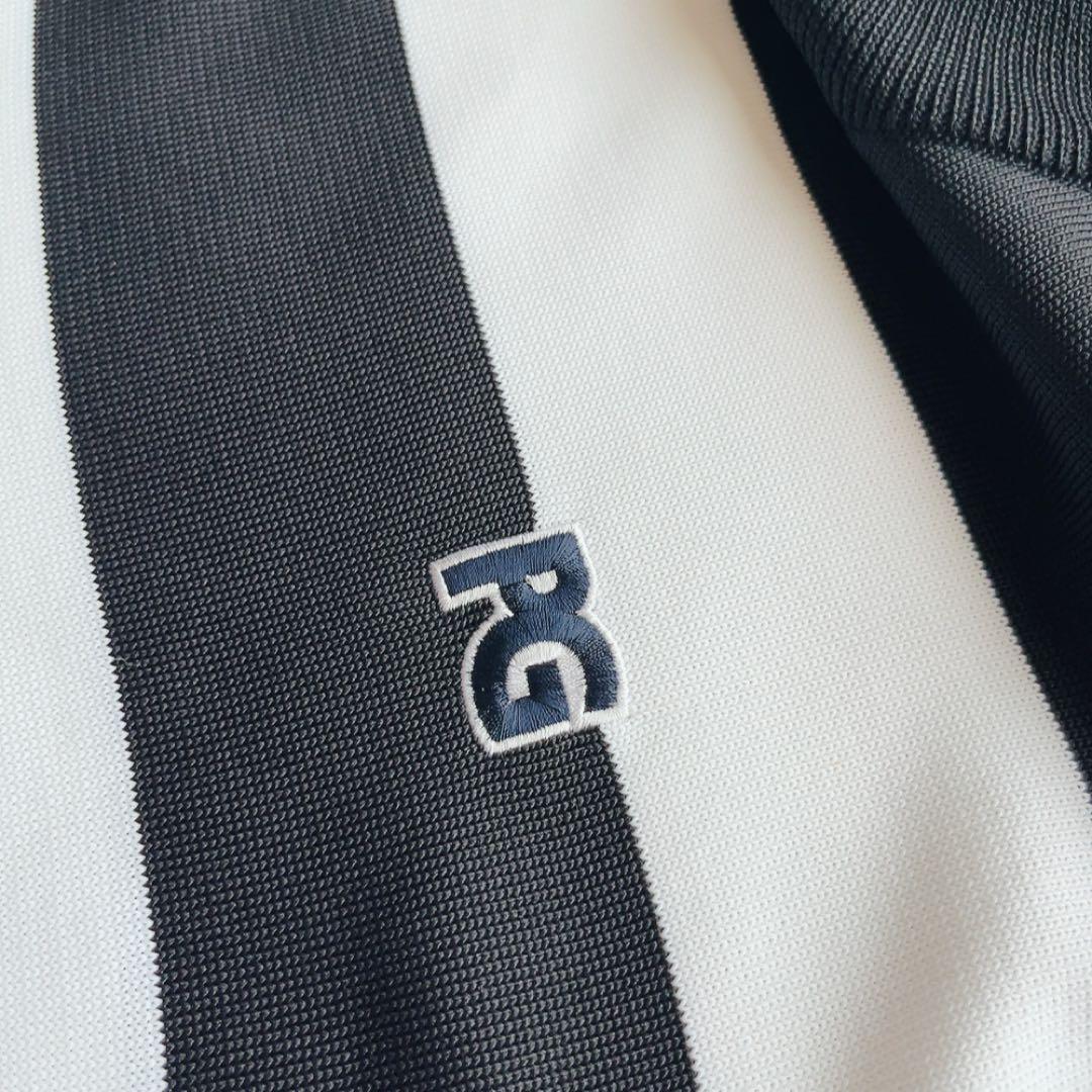 極美品　パーリーゲイツ　近年モデル　ワンピース　ボーダー　シャツ　モックネック