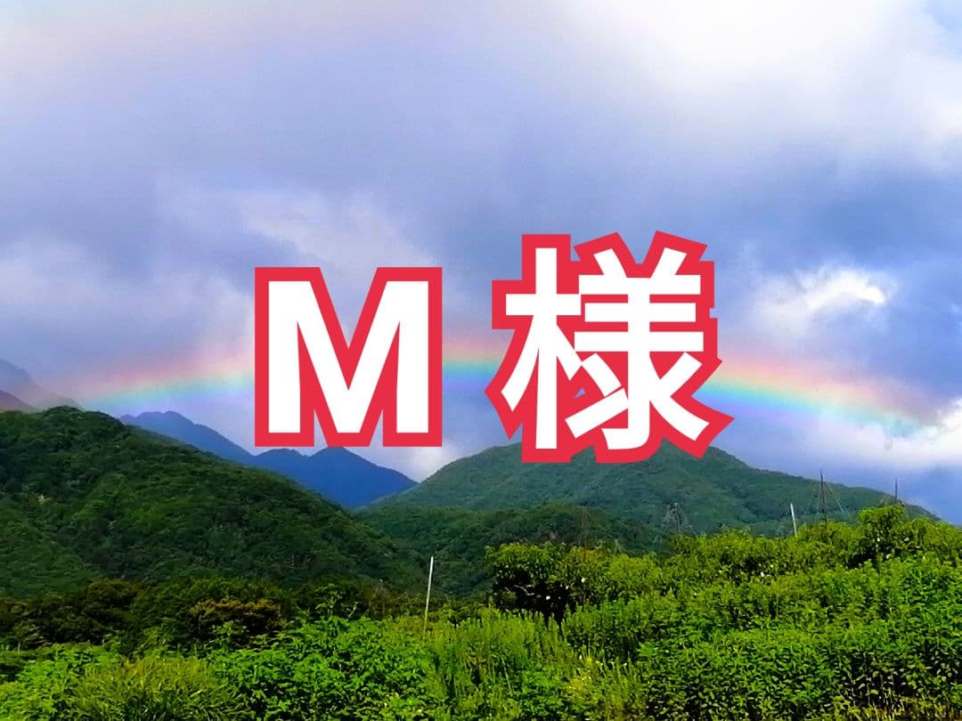 M様　御注文のお品物　クイーンニーナ(房)　3kg