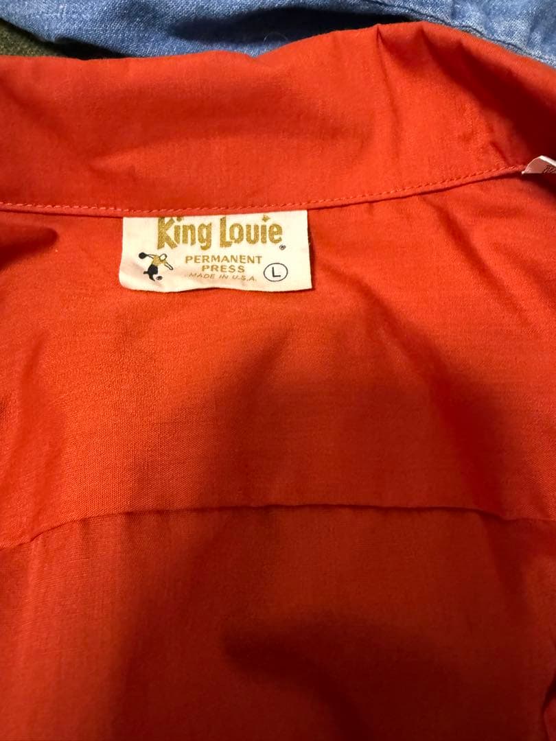 美品60s king Louie チェーンステッチ　L ボーリングシャツ