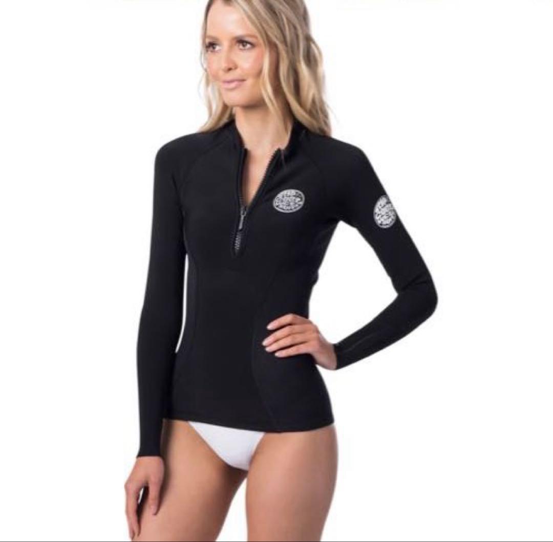 ☆新品未使用☆ RIP CURL フロントジップ長袖タッパー　レディース