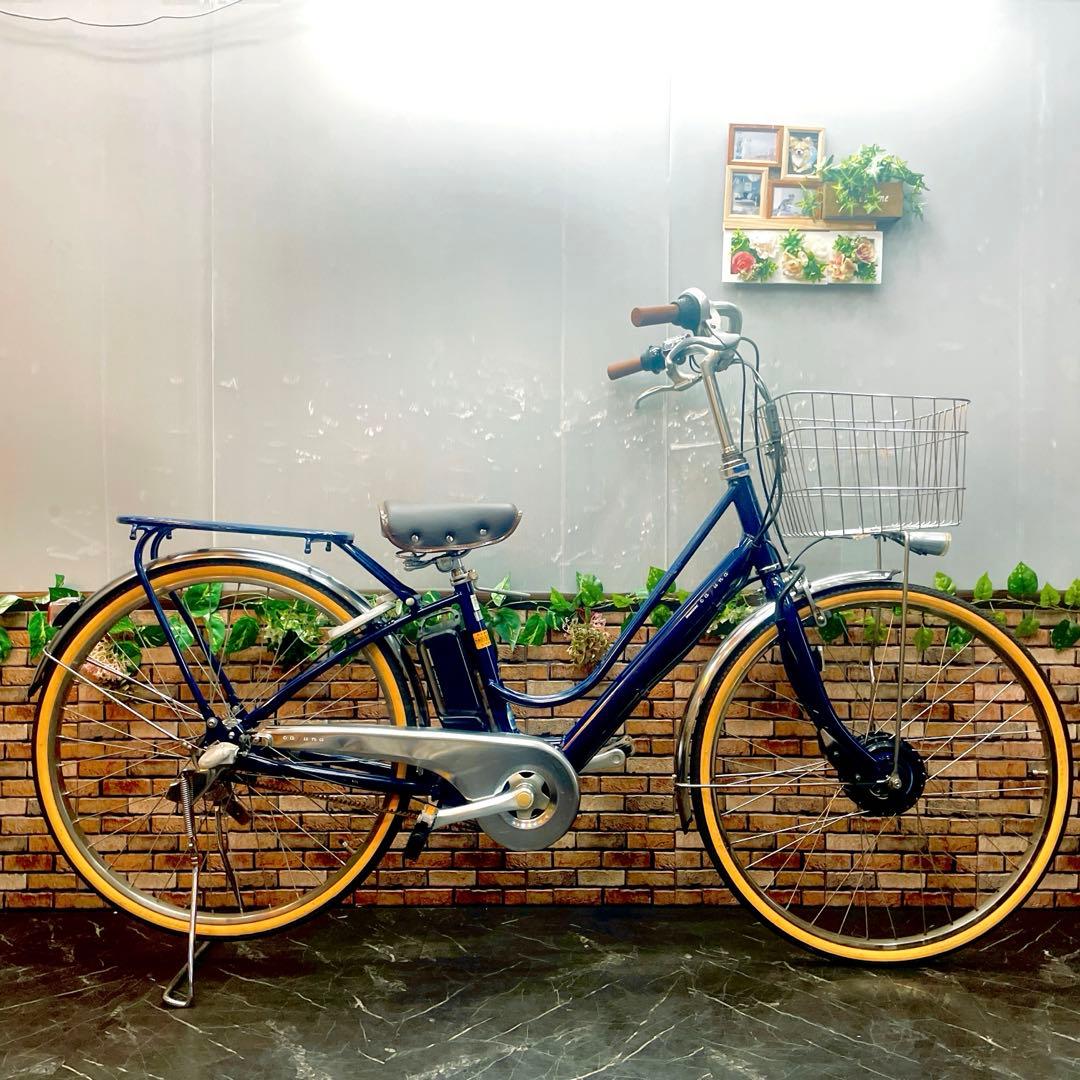 引き取り価格【81】電動自転車 ブリヂストン Cajuma ブルー