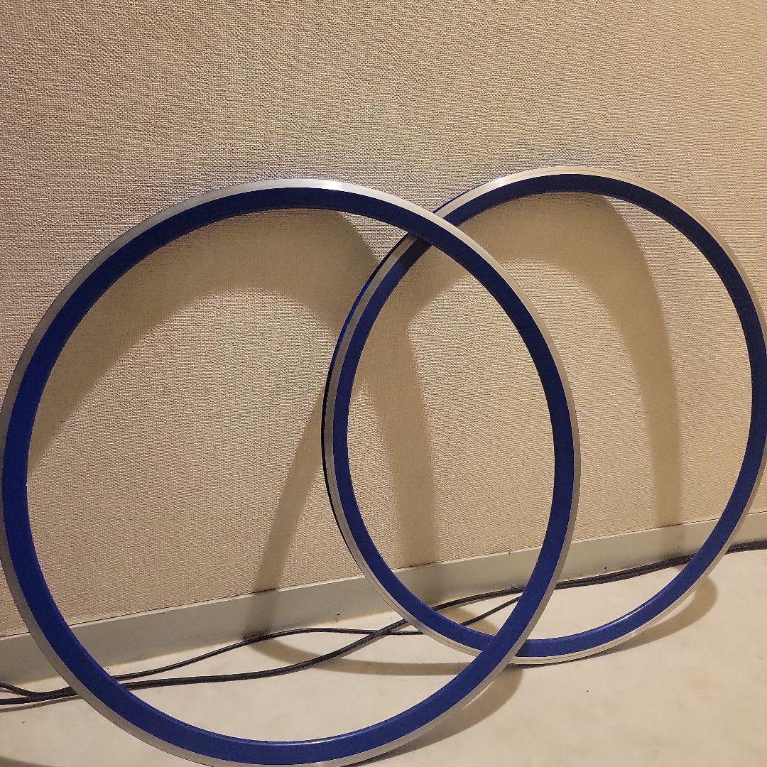 ヴェロシティークリンチャータイヤ用青リム2本セット 32H用