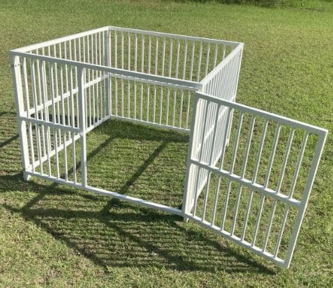 スチール製ドッグハウス　マルチサークルハウス　屋内　屋外用 ［犬小屋 大型犬］