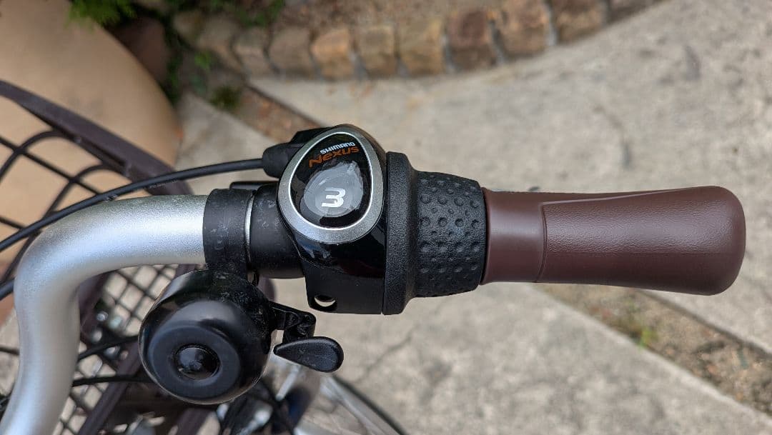 Panasonic製 三段変速付20インチ電動アシスト自転車ネイビー