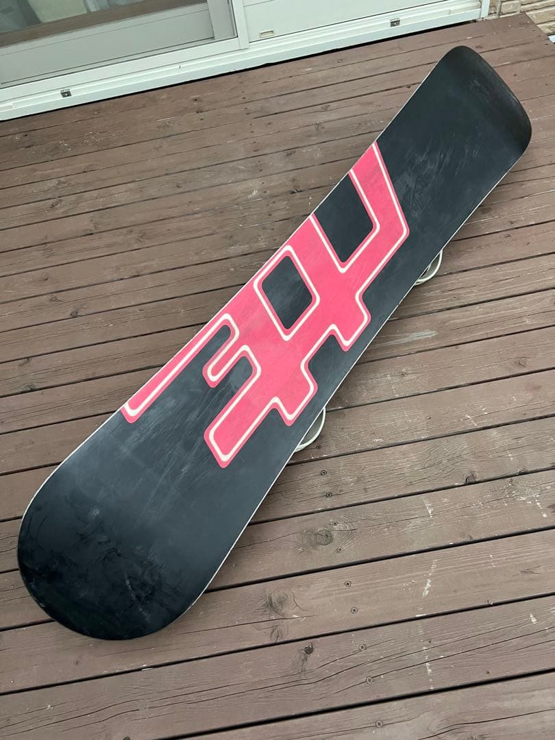 スノーボードセット　バインディング付 140 カバー付き ライス28