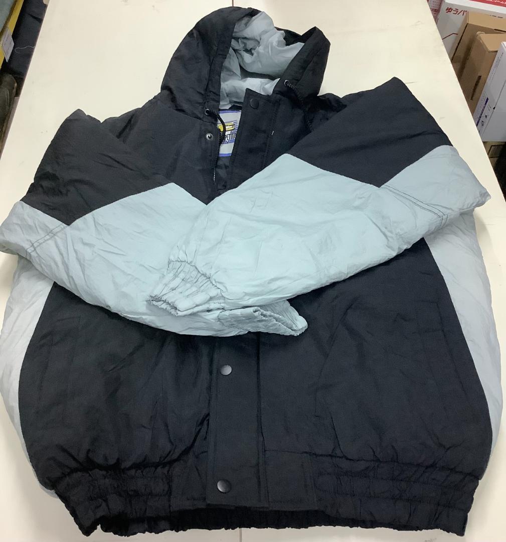 新品　80s 90s RAIDERS ウォームアップジャケット 黒/灰色