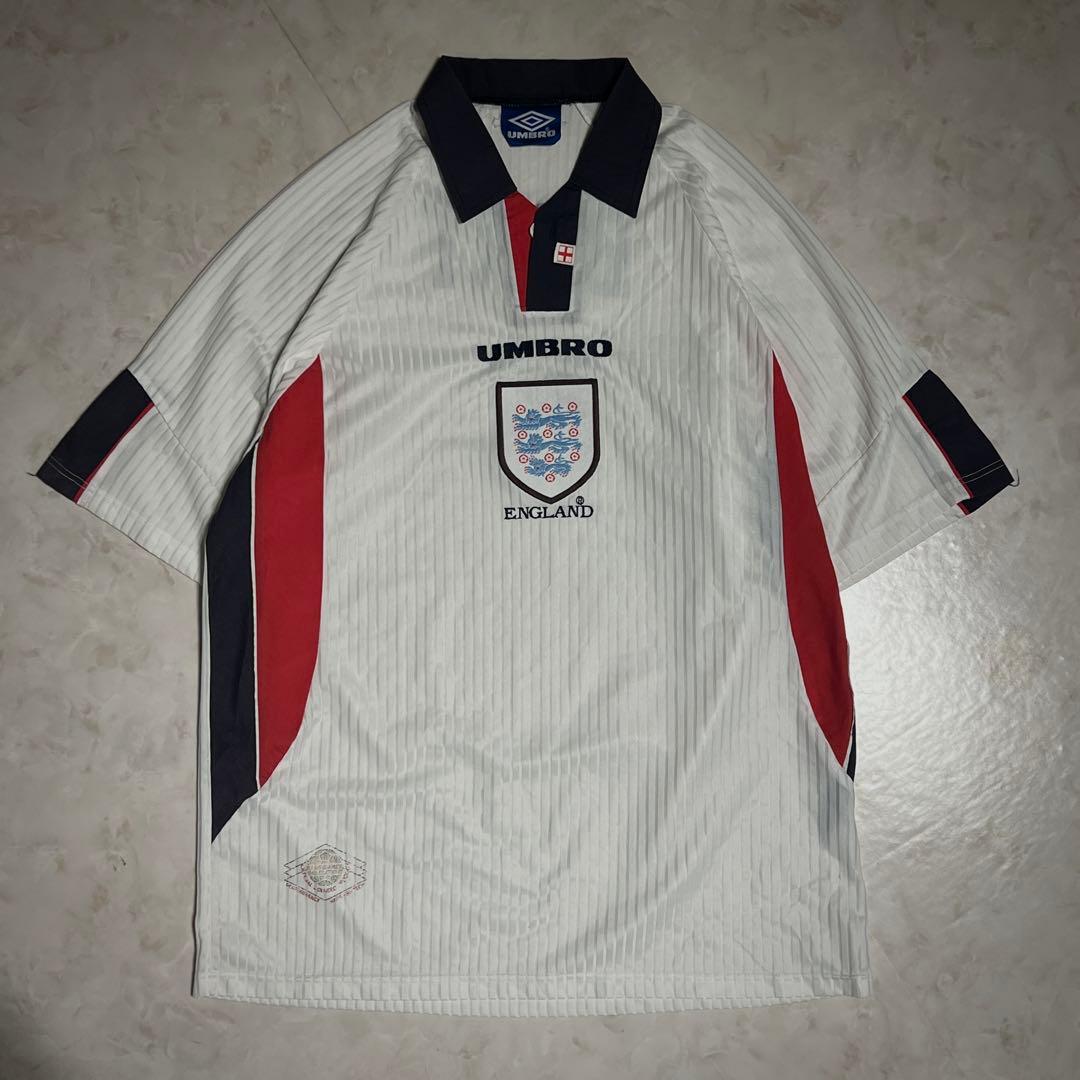 【UMBRO】ENGLAND 1997-98 90's GameShirt