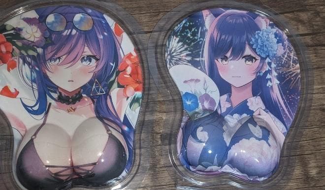 神城くれあ　おっぱいマウスパッド　全種 セット DMMオンラインくじ