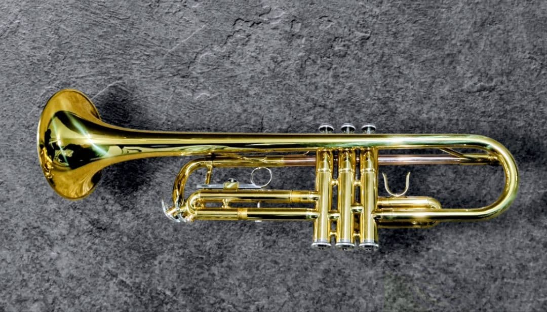 ミネルバ トランペット ゴールド×レッドゴールドのツートン仕上 美品