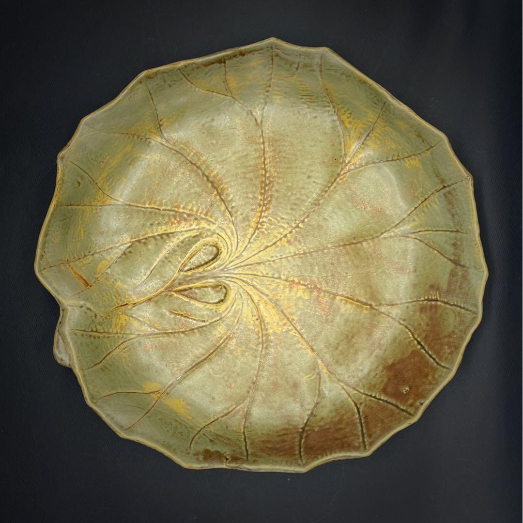 中国美術 古玩 秘色窯造 水鉢 水盆 水盤 茶盤 煎茶道具