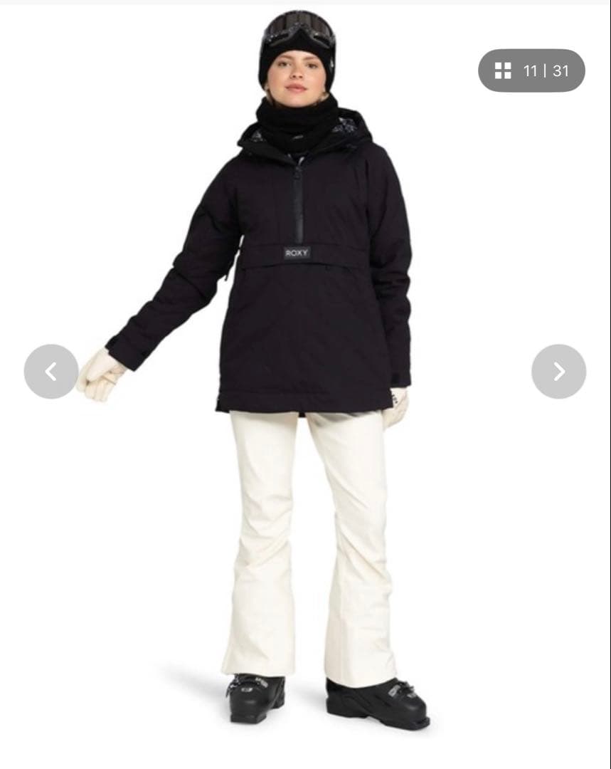 ロキシースキースノーボードアノラックジャケット　L