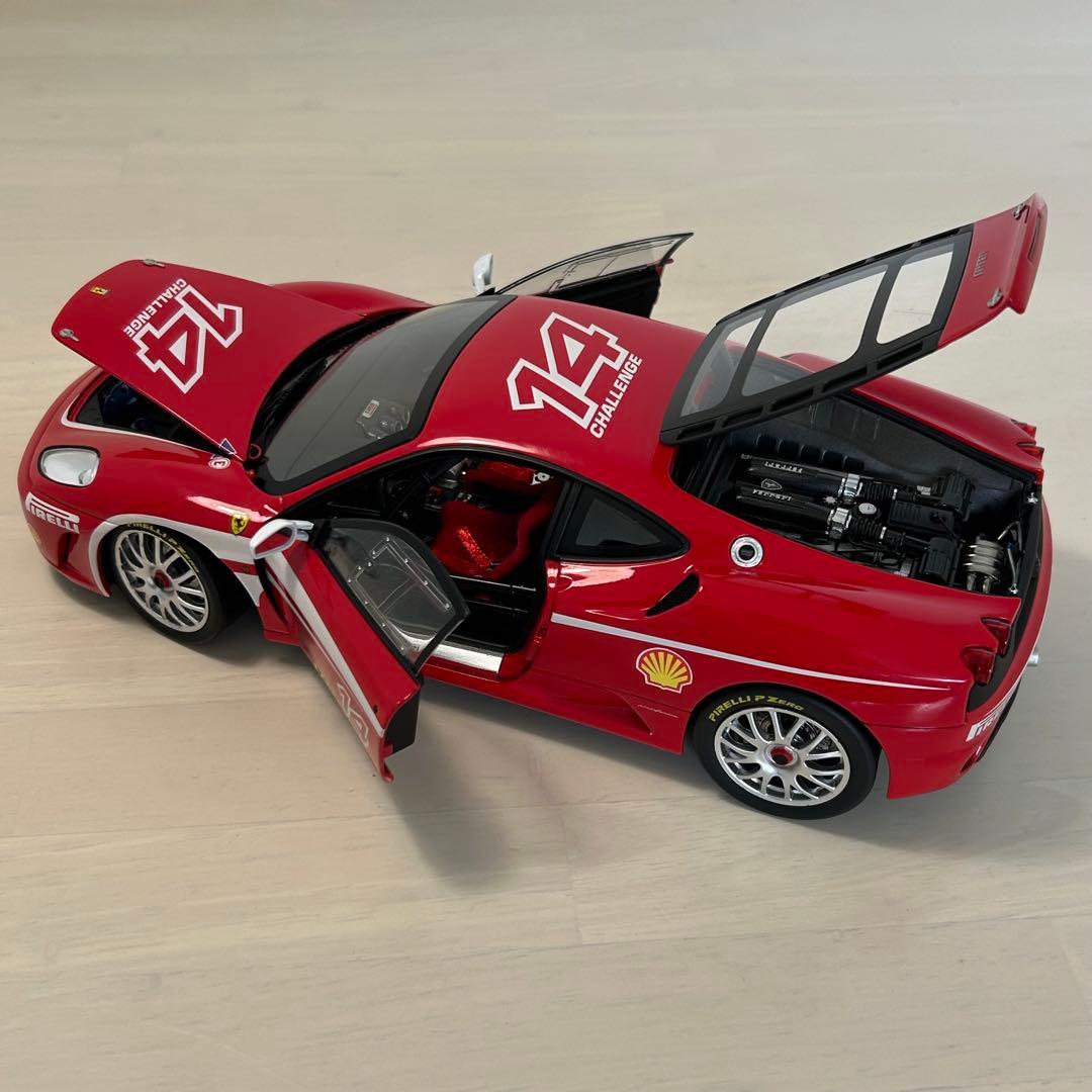 ミニカー HOT WHEELS Ferrarl F430 Challenge 1/18