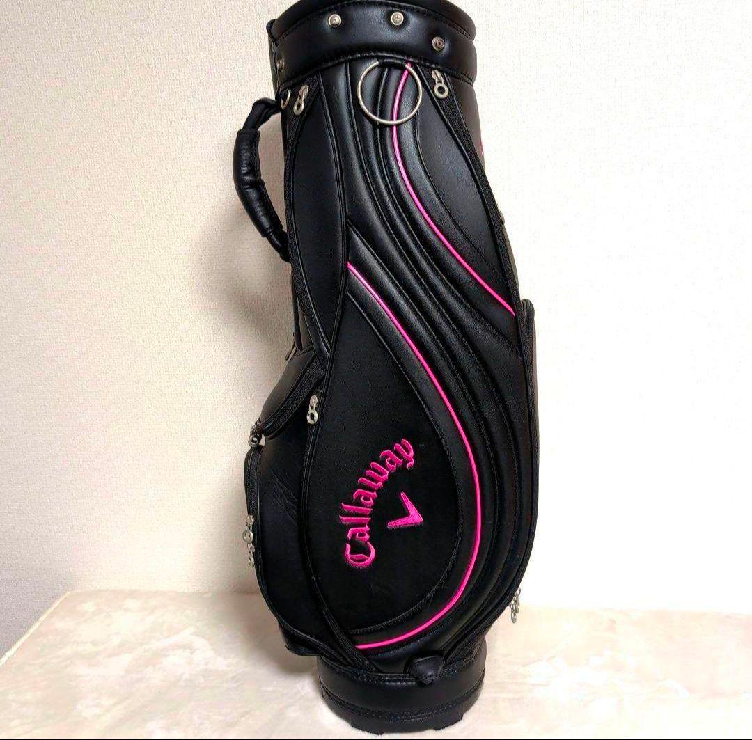 dn1 Callaway GOLF BAG オールレザー 黒